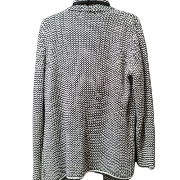 Jack by BB Dakota Black/White Open Cardigan L - Picture 2 of 5
